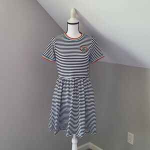 Hot Topic Stripe Rainbow Ringer Dress